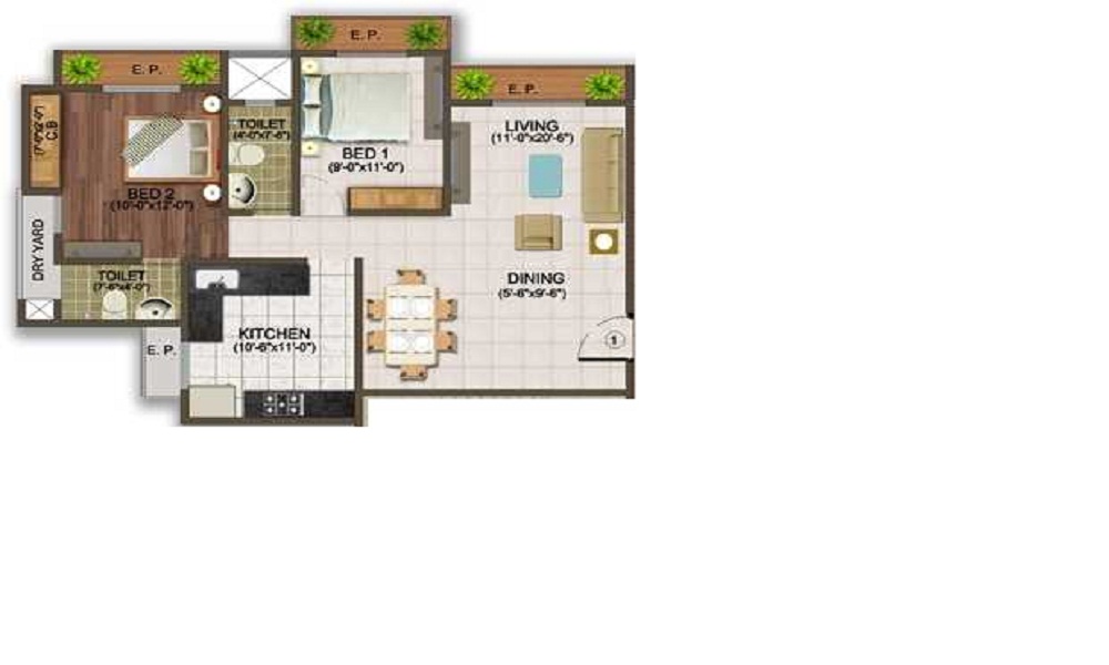 Nandivardhan Aradia Floor Plan