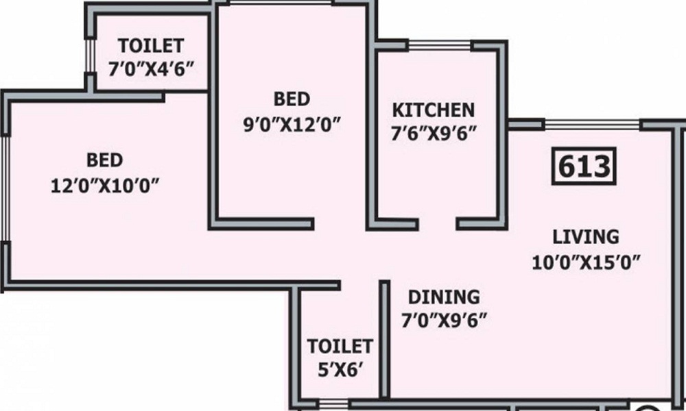 Bidker Pawan Paradise Floor Plan