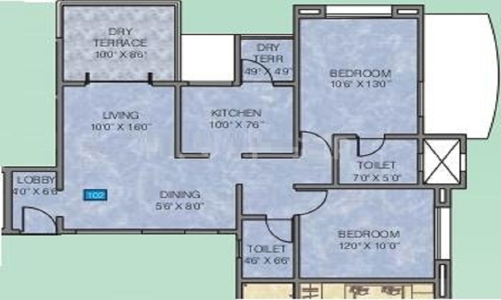 Try Developers Pvt Ltd Kanchan Vastu Floor Plan