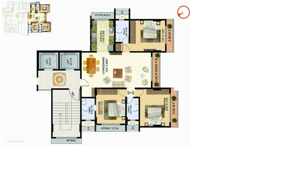 Tridhaatu Srinivas Floor Plan