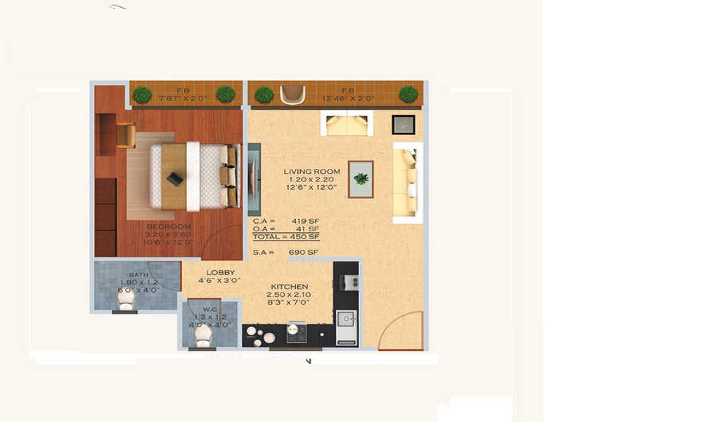 Dhanista DG Aventino Floor Plan