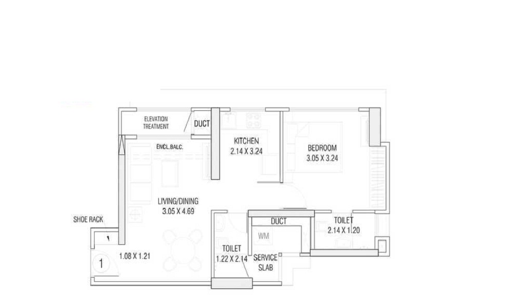 Vijay Enclave Floor Plan