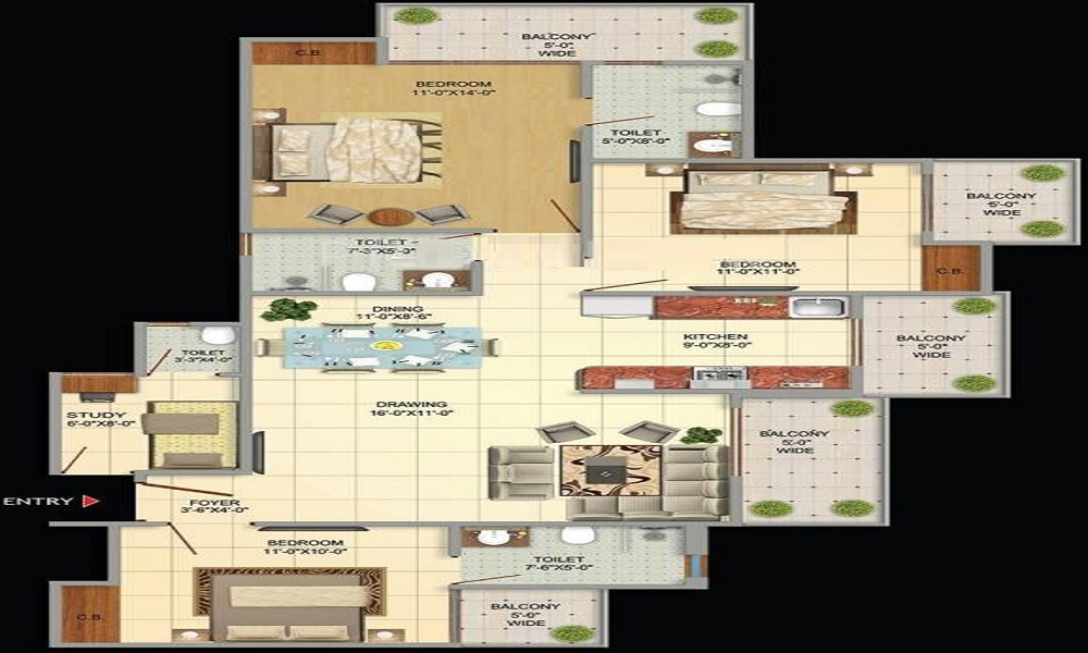 VictoryOne Amara Floor Plan
