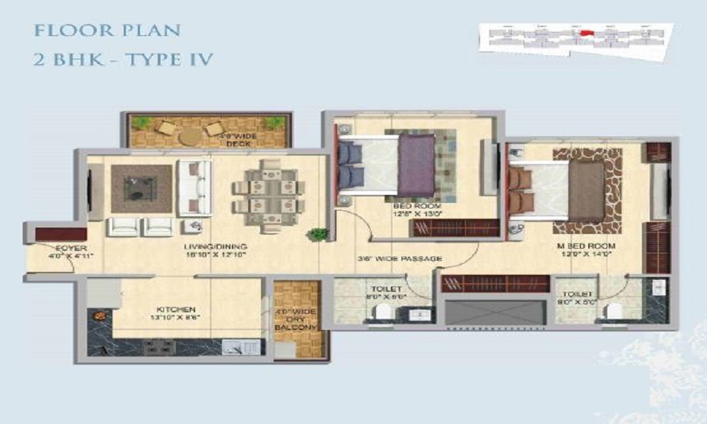 Mittal Palm Beach Floor Plan