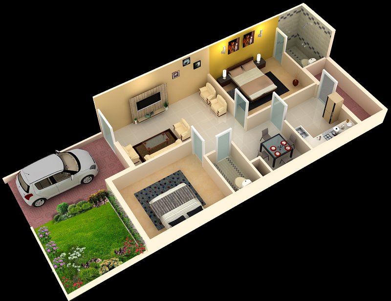 Cosmos Sankalp Heights Floor Plan