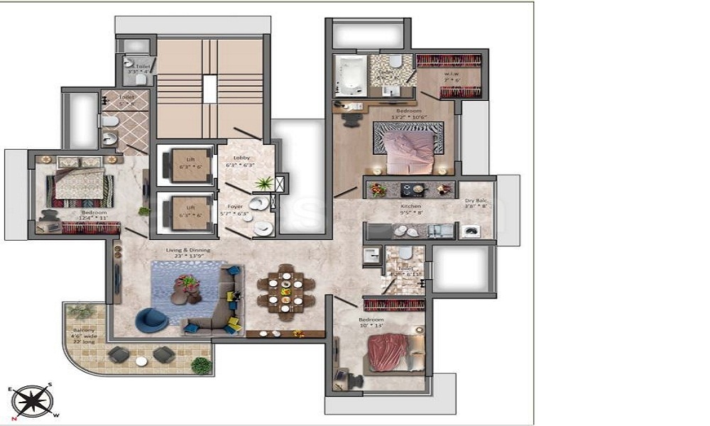 Neptune Florencia Floor Plan