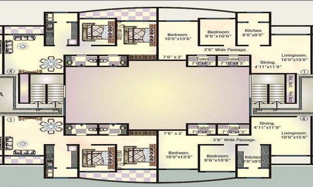 Chheda Akanksha Society Floor Plan