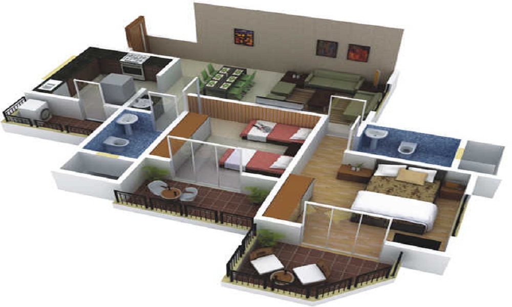 Vilas Javdekar Homes Palash 2e Floor Plan