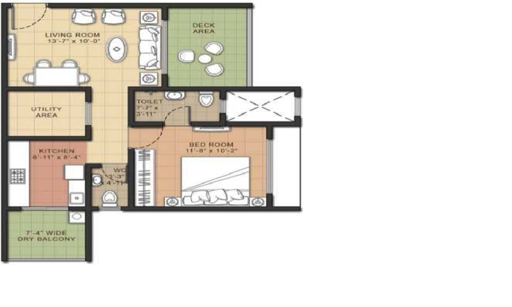 Unitech Omkar The Residences Chembur Floor Plan