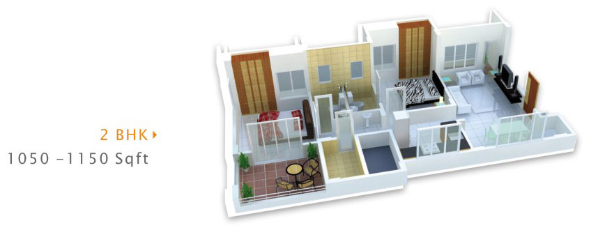 Kohinoor The Waves Floor Plan
