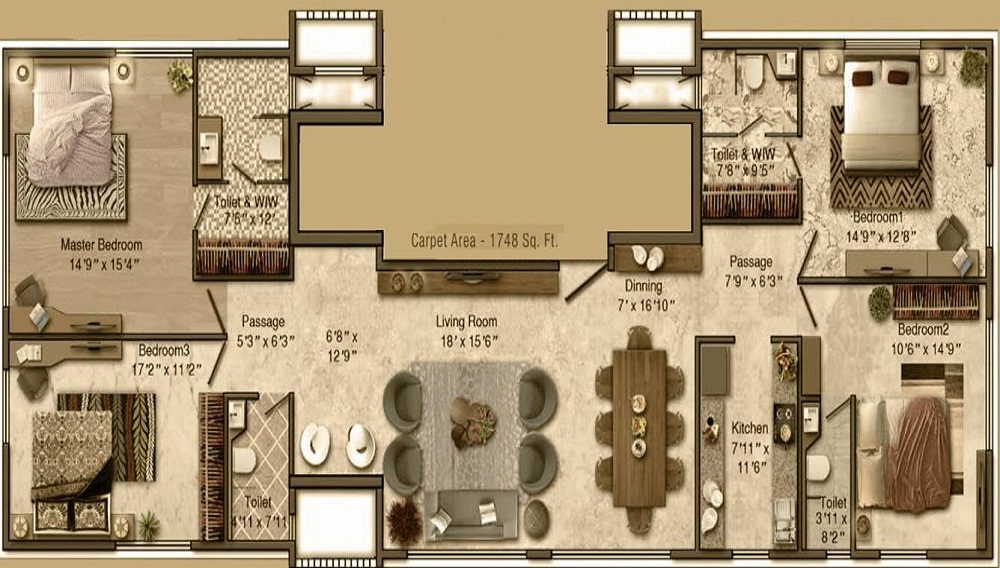 Neptune Avens Floor Plan