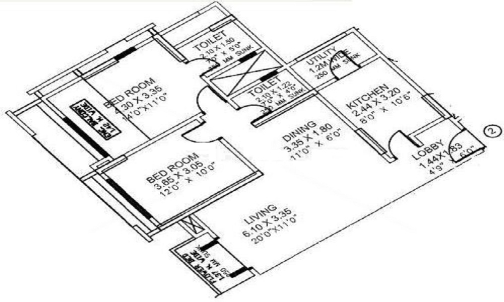 Nirmal Galaxy Floor Plan