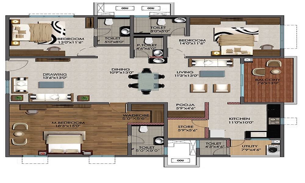 Mehta Bhoomi Villa Floor Plan