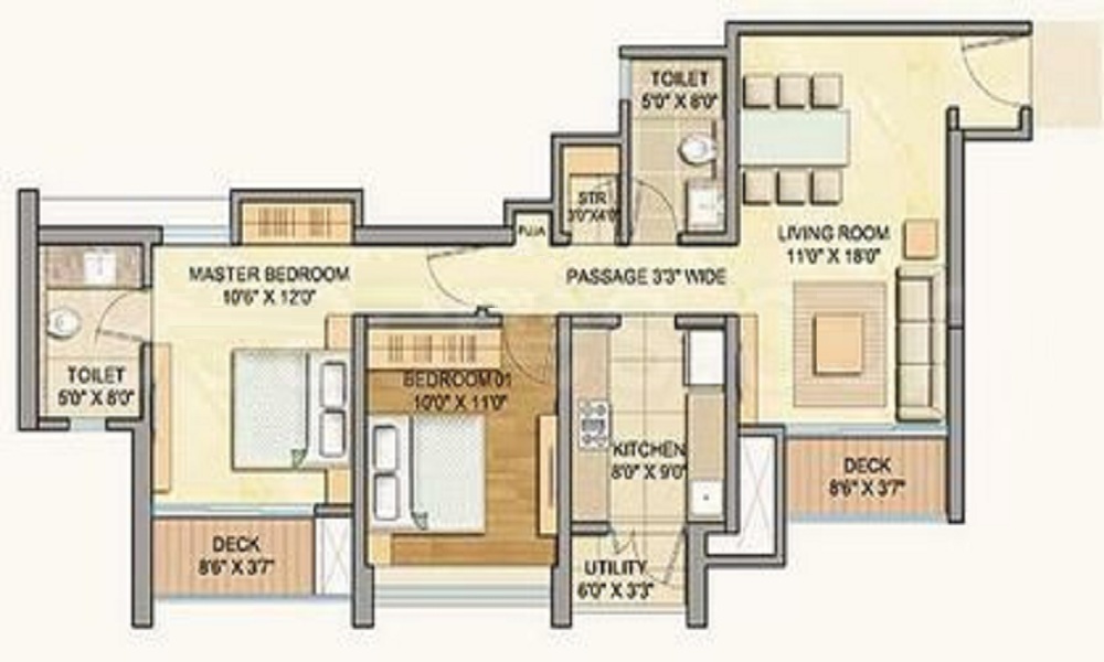 Lodha Celestia Floor Plan
