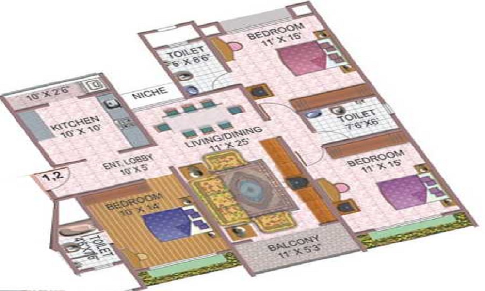 Ekta Lake Lucerne Floor Plan