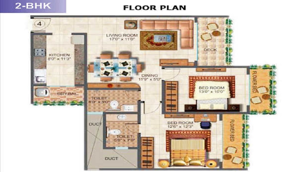 Ajmera Iconic Floor Plan