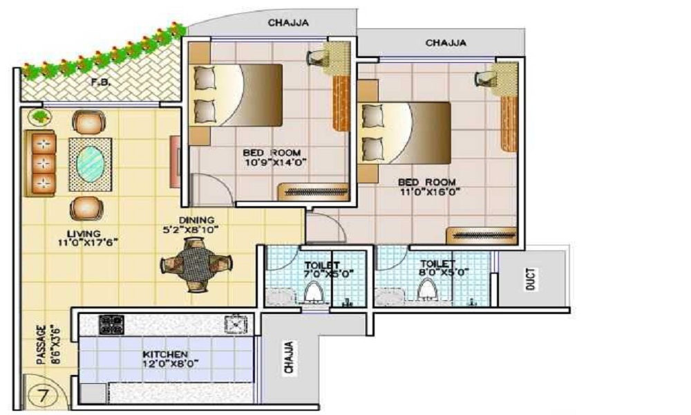 Tridhaatu Aum Floor Plan