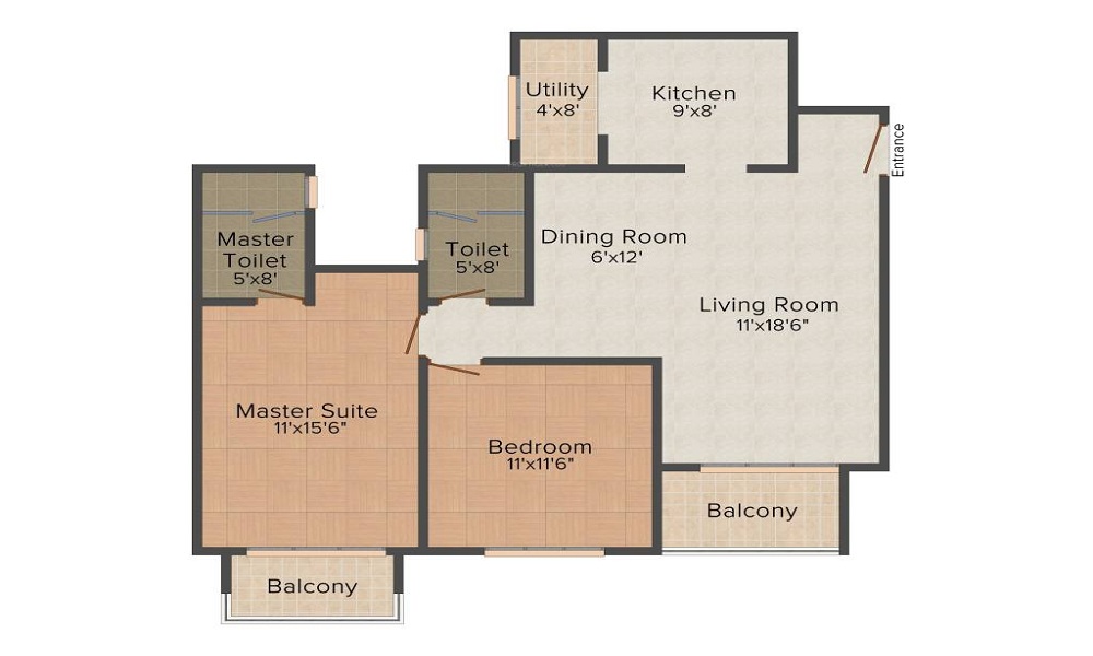 House Of Hiranandani Gardens Glen Gate Floor Plan