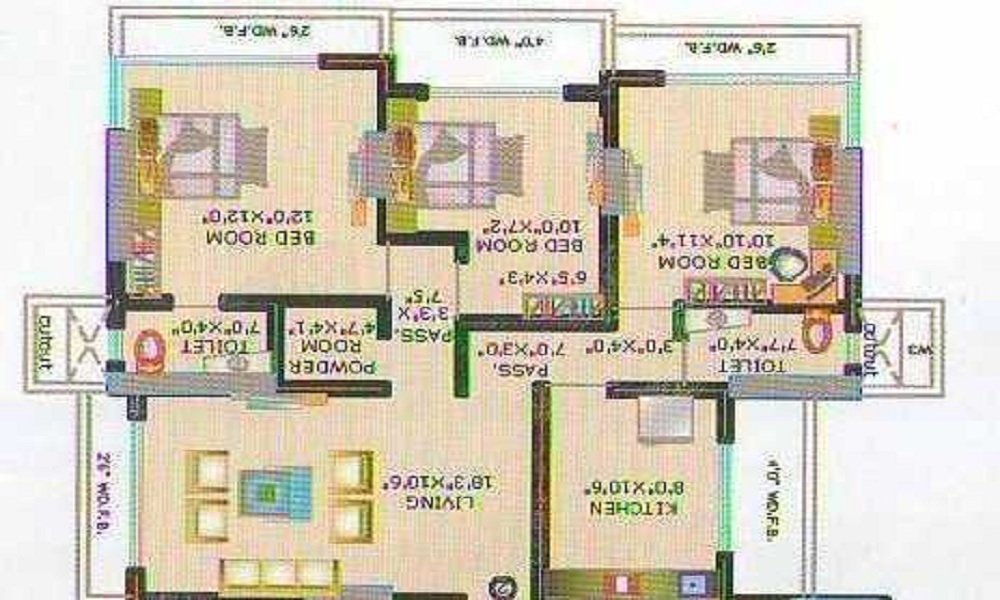 DLH Kailash Floor Plan