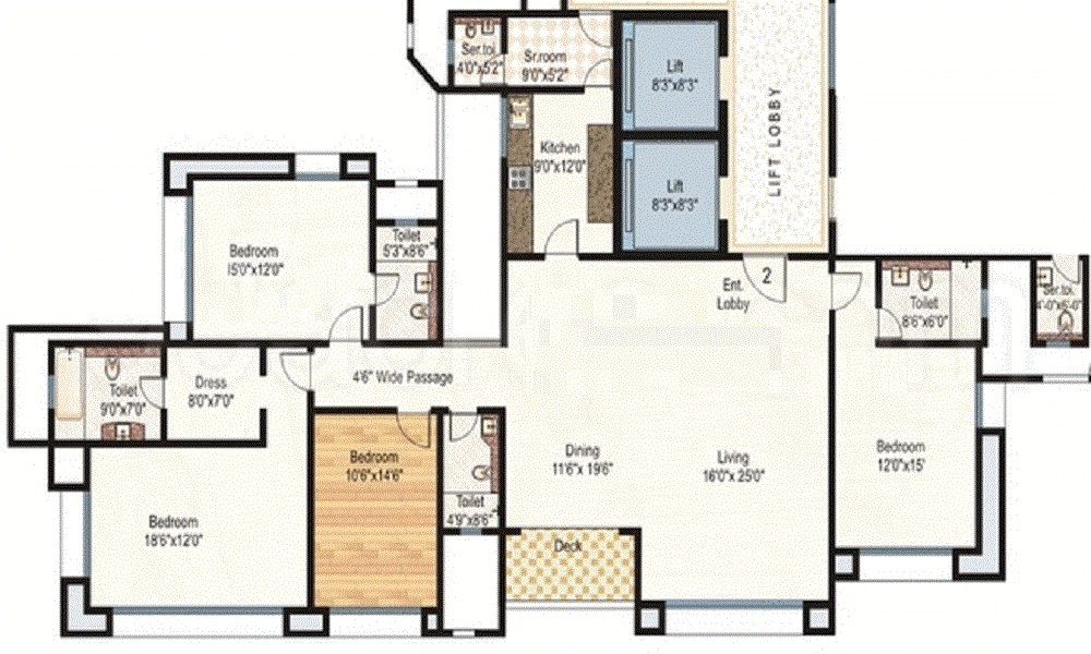 Hiranandani Gardens Somerset Floor Plan