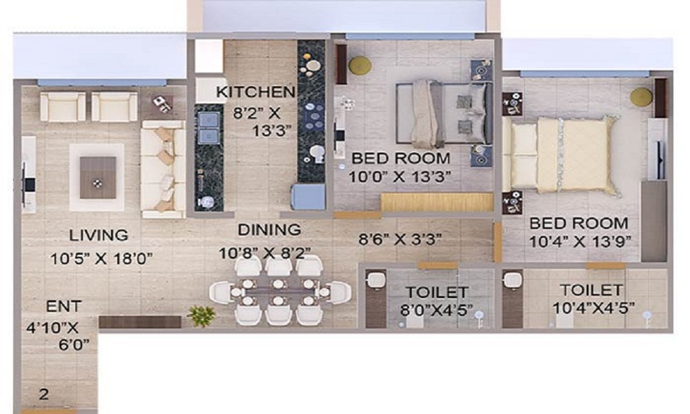 Transcon Tirumala Heights Floor Plan