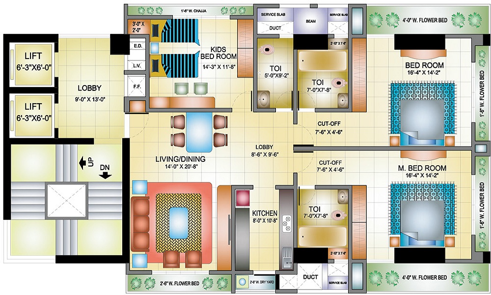 Man Dune Floor Plan