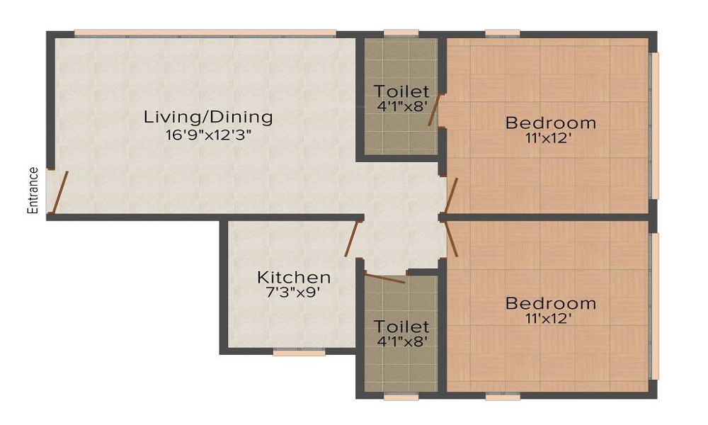 Heena Gokul Anand Floor Plan