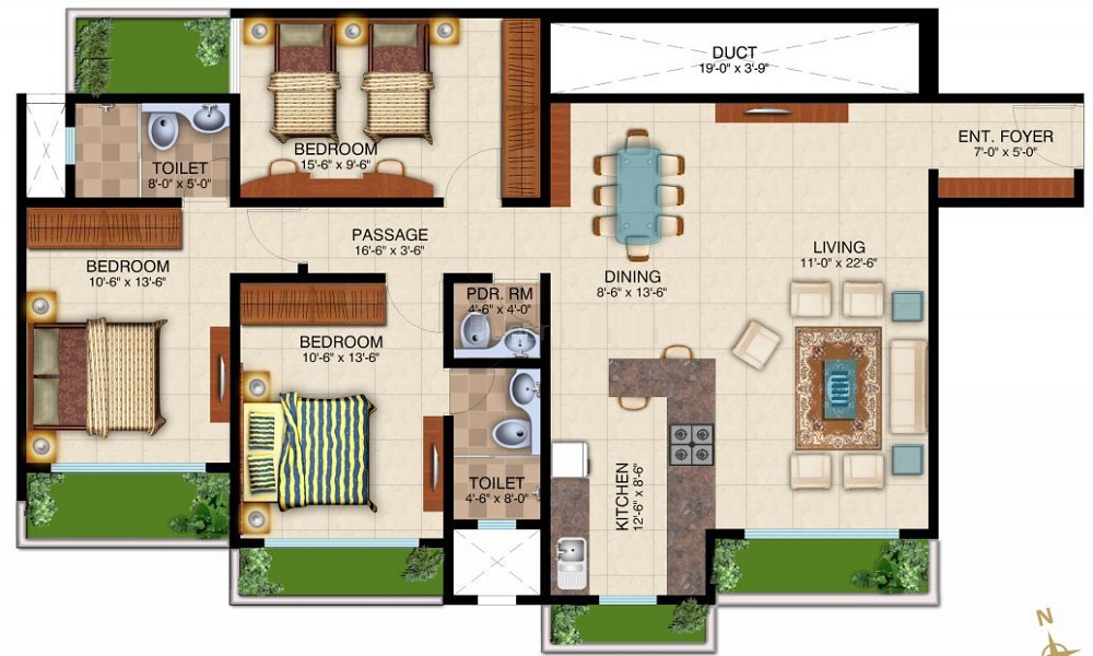 Dheeraj Serenity Floor Plan