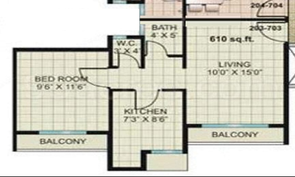Kesar Gardens Floor Plan