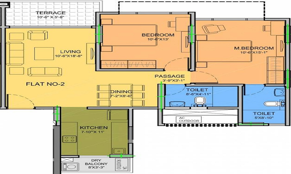 Kohinoor City Phase I Floor Plan