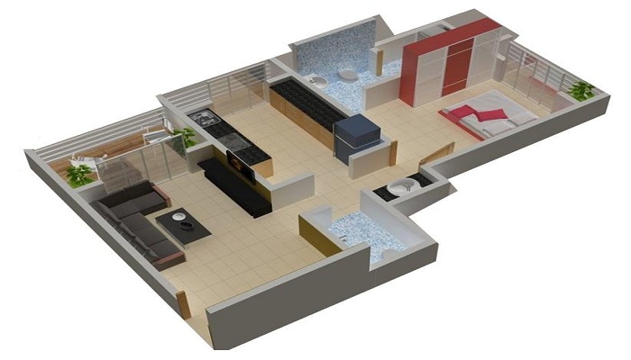 Siddhivinayak Royal Meadows Floor Plan