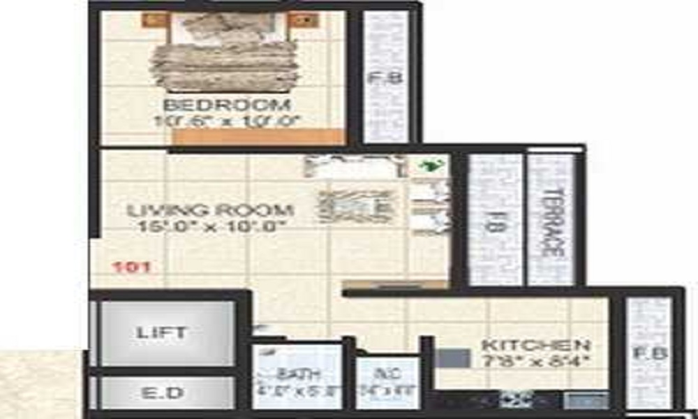 Om Shivam Residency Floor Plan