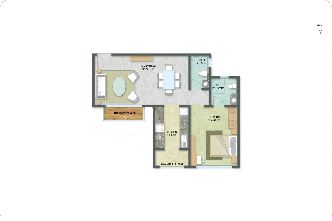 Indiabulls Golf City Floor Plan