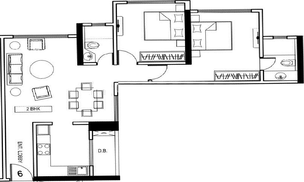 Kanakia Samarpan Exotica Floor Plan
