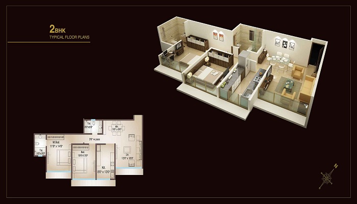 Unique Shanti Sparsh Floor Plan