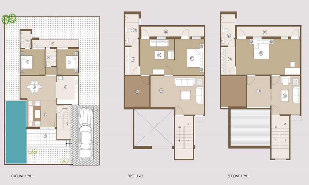 Villa 2159/sqft-saleable Sqft Apartment For Sale In Xrbia Express City In Panvel Floor Plan