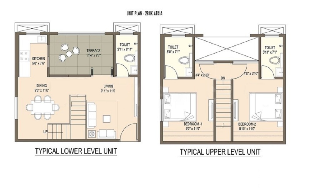 Villa 2159/sqft-saleable Sqft Apartment For Sale In Xrbia Express City In Panvel Floor Plan