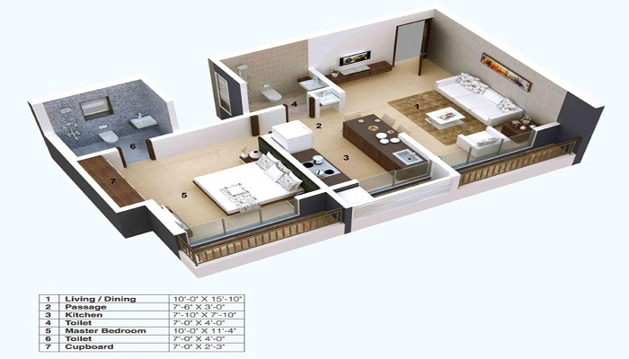 Wadhwa Heights Floor Plan