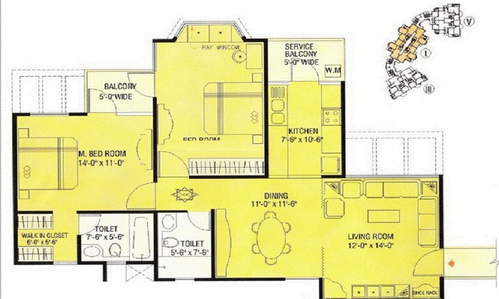 Aggarwal Aditya City Apartments Floor Plan