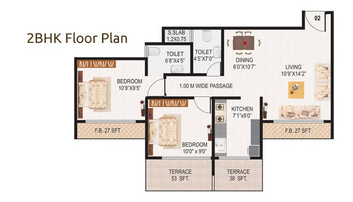 Galaxy Green Woods Floor Plan