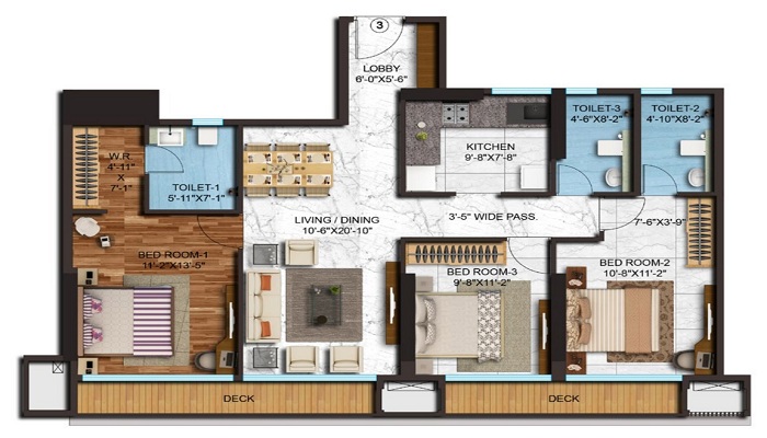 Adani Western Heights Floor Plan
