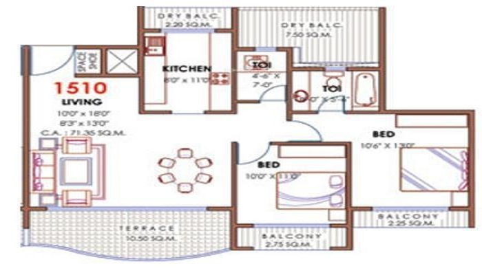 Akshar Sai Radiance Floor Plan