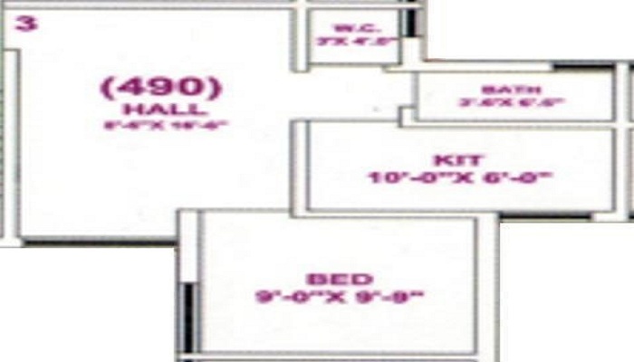 Shree Mahavir Galaxy Phase 2 Floor Plan