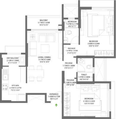Godrej Central Floor Plan