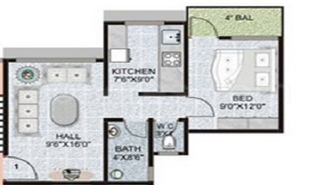 Siddhivinayak Moreshwar Hills Floor Plan