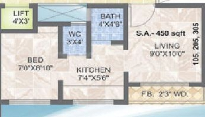 Tirupati Balaji Arcade Floor Plan