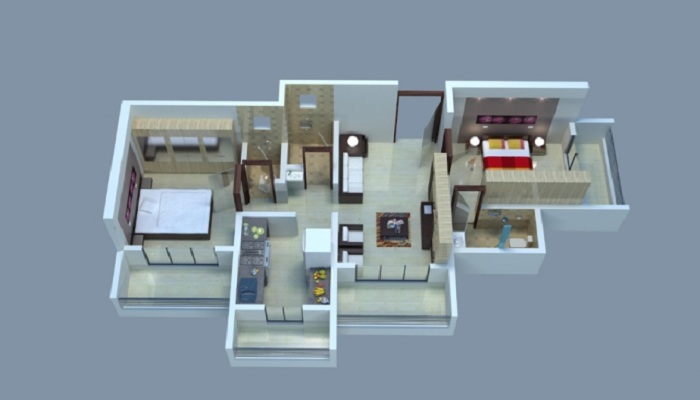 Khatri Om Sai Complex 2 Floor Plan