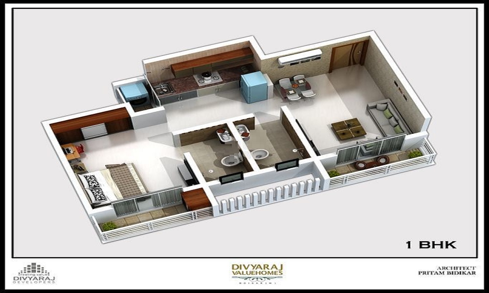 Divyaraj Value Homes Floor Plan
