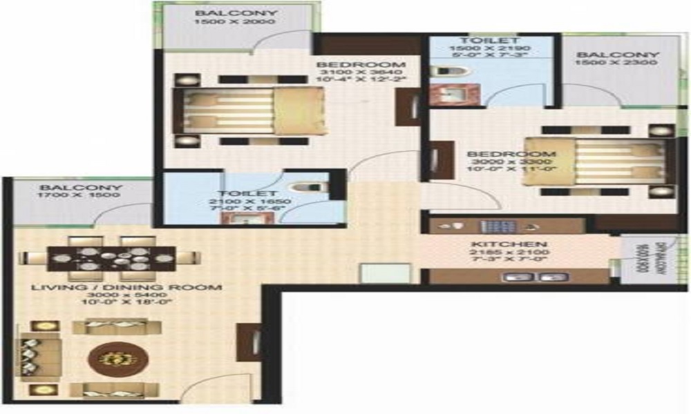 Aims Green Avenue Floor Plan
