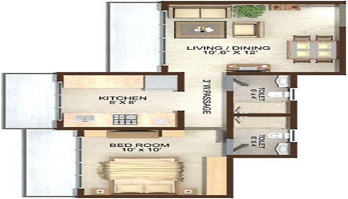 Unique Vedic Heights Floor Plan